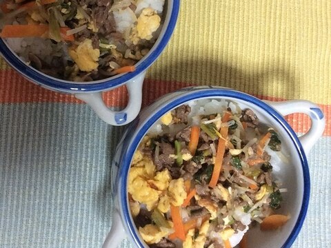 簡単ビビンバ 減塩食
